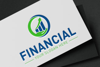 make high quality accounting and financial logo