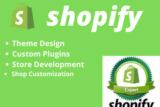 create and manage shopify dropshipping store