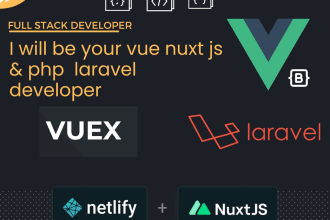 be your php laravel and vue nuxt js developer