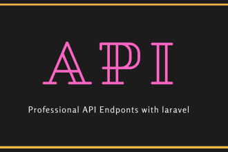 develop your restful API with laravel