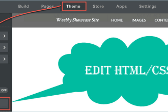 add html css custom code to your weebly website