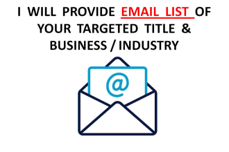 collect niche based targeted email list for any business