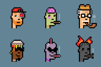 create custom cryptopunk pixel art for you