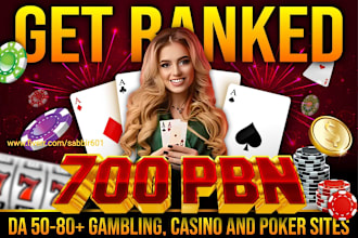 do 700 high da dofollow SEO backlinks for indo thai korean judi slot poker sites