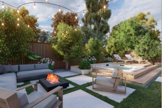 do backyard landscape design, patio, front yard design