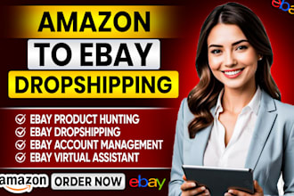 be your ebay virtual assistant for store management and dropshipping
