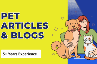 write cats, dogs, animals and all pet articles