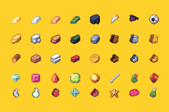 draw pixel art items