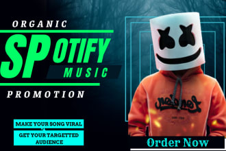 do organic spotify music promotion