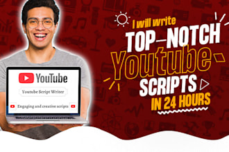 write top notch youtube script