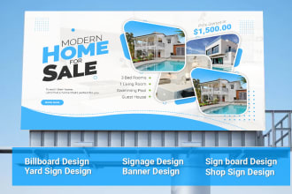 design billboard, yard sign, signage, signboard, shop sign