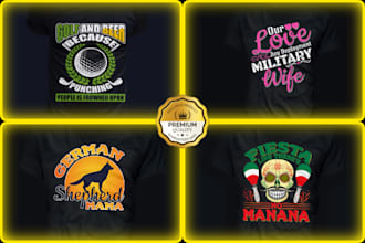 design a creative and trendy t shirt