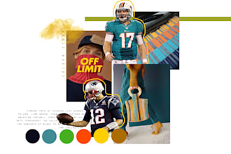 create fashion design portfolio or mood board for your brand