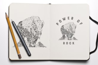 create vintage logo design with copyright