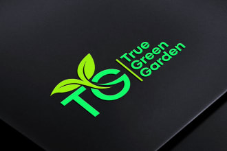 design agriculture, landscape, lawn care and business logo