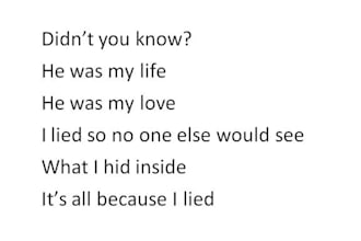 write a song or poem for you