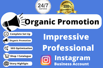 do organic growth of facebook and instagram bussines page
