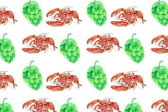 design unique watercolor seamless pattern