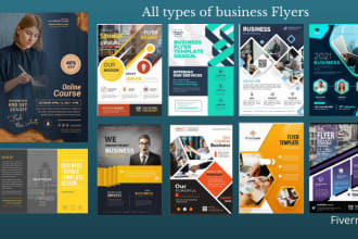 canva flyer design for your business in 1hr