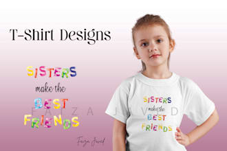 create cute kids tshirt designs and baby onesie designs