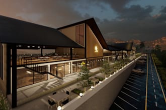 make professional 2d 3d renders day night visuals