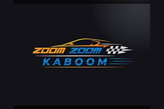 design auto race team logo