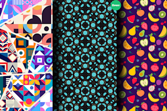 create unique seamless fabric textile patterns