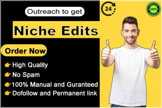 do link insertion and niche edit on DR 40 sites for SEO backlinks