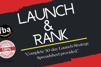 launch and rank your amazon fba product to the first page