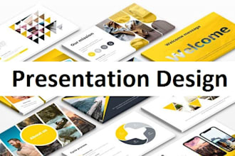create business pitch deck PPT design