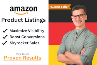 write a german amazon product listing description with full SEO optimization