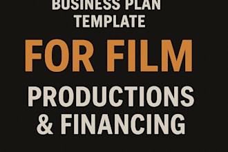 send you a business plan template for film productions