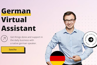 be your german virtual assistant and allrounder