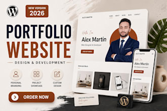 build a professional portfolio website to showcase your work