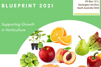 write articles and blogs power point slides on landscaping fruits horticulture