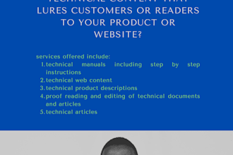 write exceptional technical content for products or websites