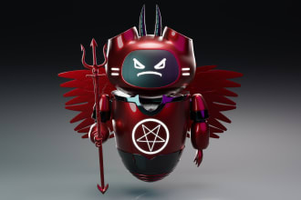 do 3d character modeling, animation and rigging