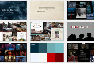 design a pitch deck for your TV series idea or film concept