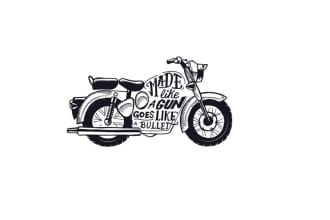do good looking creative bike logo with free source file