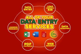 be your best operator for data entry, lead generation, and web research