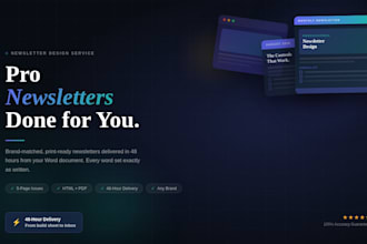 design a professional print ready compliance newsletter from your content