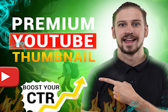 design modern youtube podcast thumbnail
