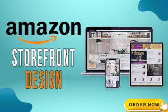 create converting amazon storefront design or brand store