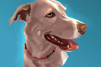 paint your pet digitally for cheap
