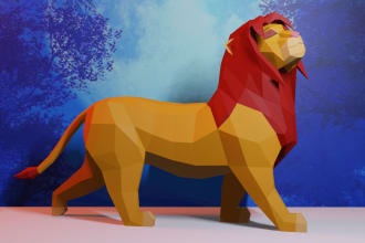 design a papercraft model and templates