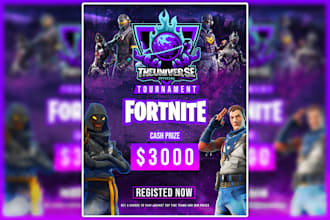 design an unique esports flyer or poster for gaming event