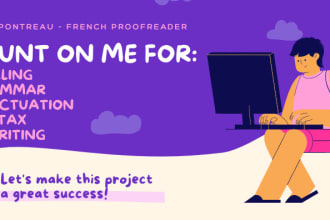 proofread your french translations and copy