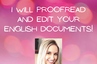 edit and proofread your documents