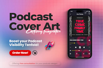design stunning artwork for your podcast cover art