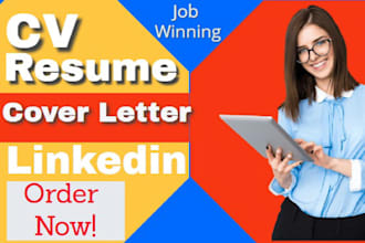write,edit CV,resume,cover letter, linkedin boost